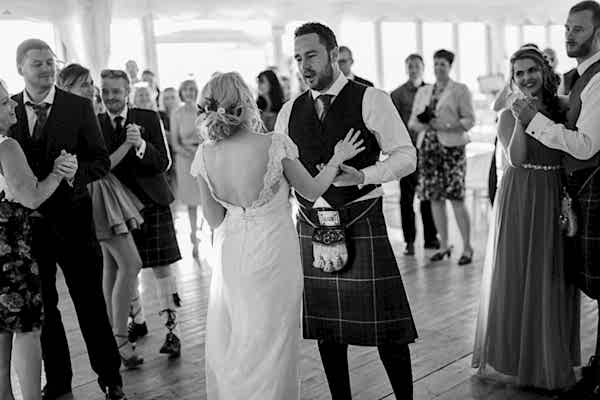 dancing at the wedding loch lomond
