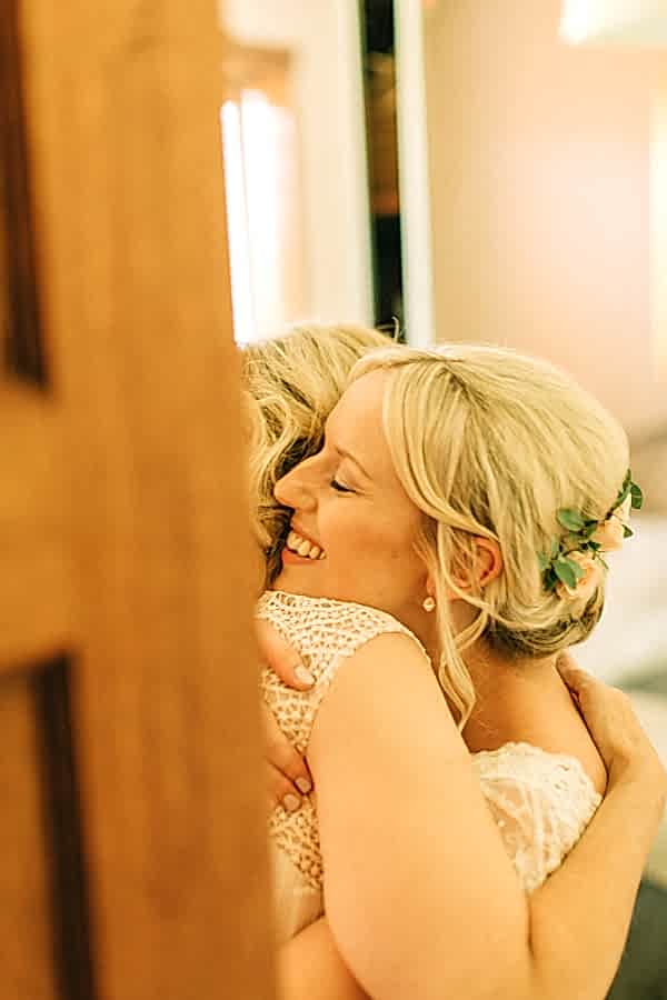 bride and her friend