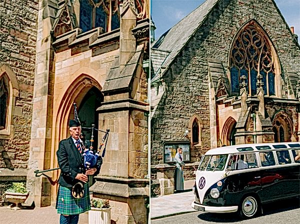 piper at the helensburgh parish church