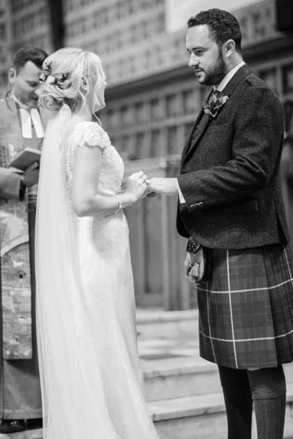 exchanging vows parish church helensburgh
