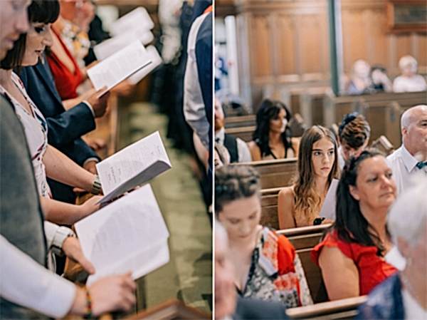 guests at the church in helensburgh