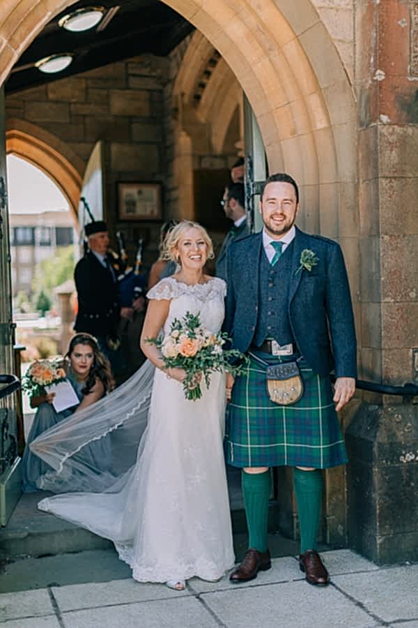 potrait of the couple helensburgh parish church
