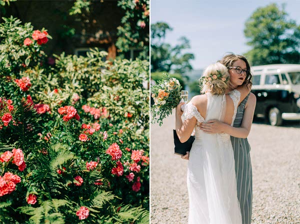 summer wedding loch lommond boturich castle