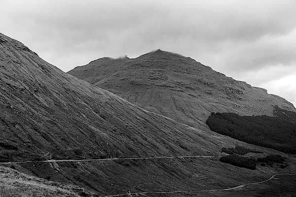 the rest and be thankfull on the way to the lodge on loch goil wedding photography