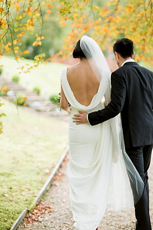 bride and groom moving back to main house