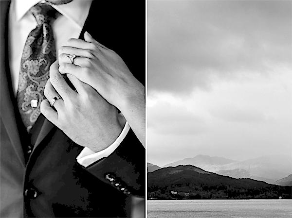 weddings rings and loch view scotland