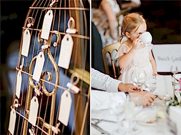 wedding sitting plan and flower girl