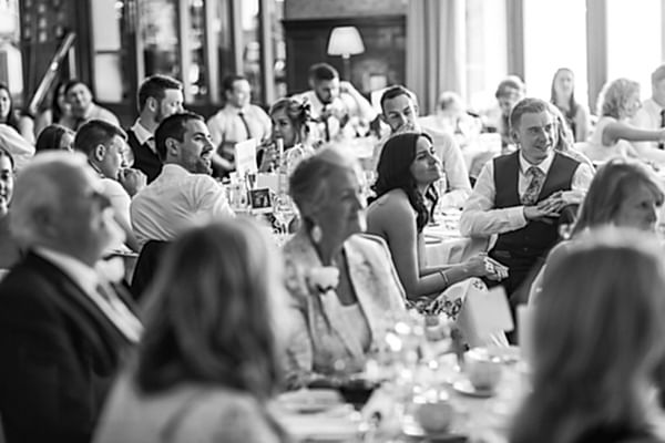guests sitting during speeches