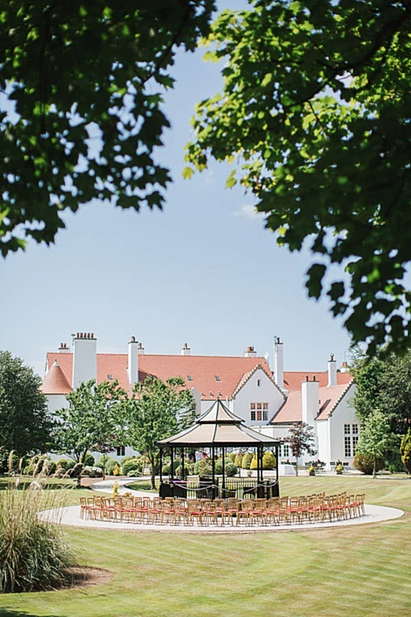 lochgreen wedding photos gazebo for ceremony scotland