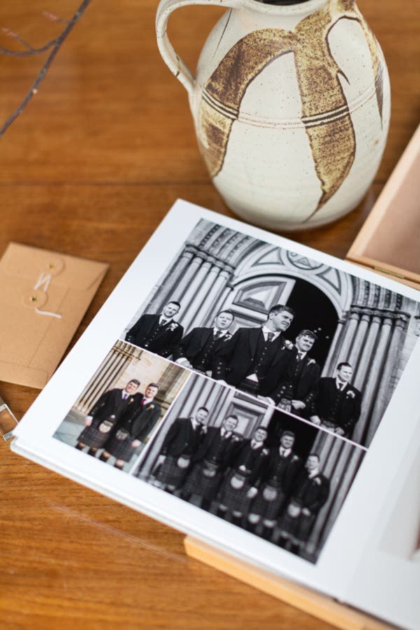 wedding albums from Glasgow and Edinburgh
