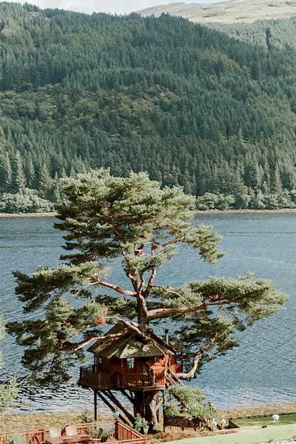 amazing tree house scotland