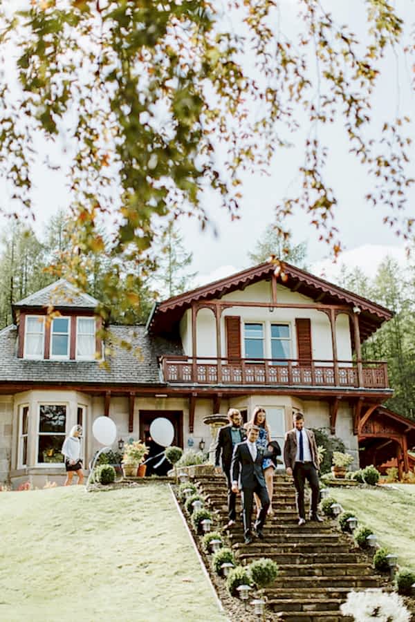 wedding at the lodge on loch goil by fotogenic of scotland