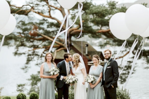 wedding photographer at the lodge on loch goil in scotland