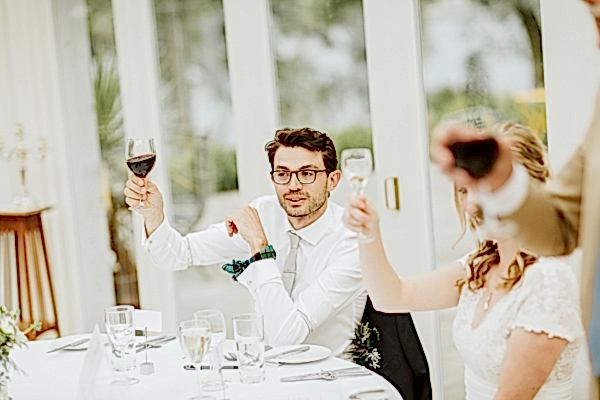 toast during speeches at the lodge on loch goil in scotland
