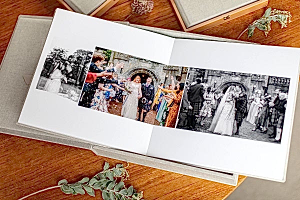 wedding albums from perth Scotland