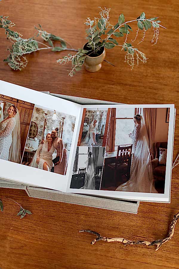 wedding albums from Glasgow Scotland