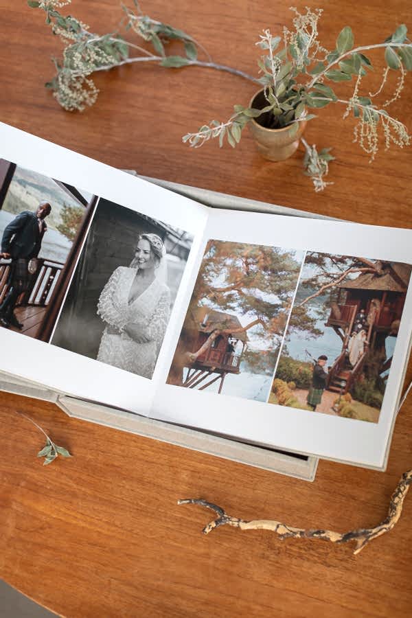 the lodge on loch goil wedding albums from Glasgow Scotland