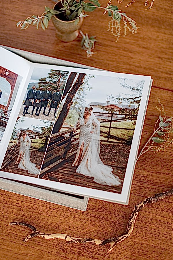 wedding albums from Glasgow Scotland