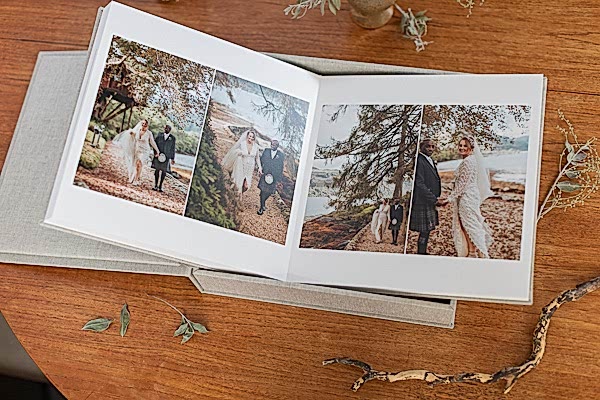 wedding albums from Glasgow Scotland