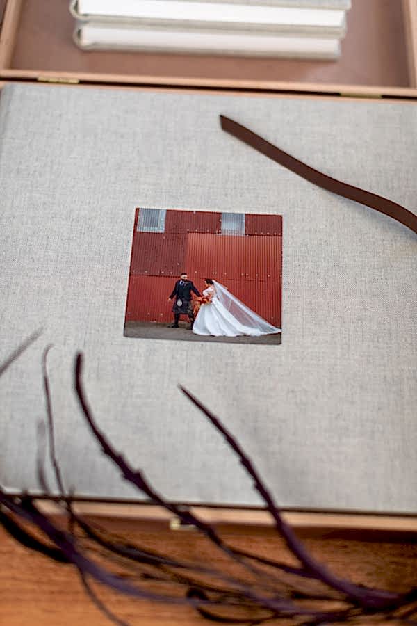 dalduff farm wedding albums from Scotland