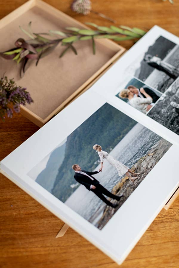 the locge on loch goil wedding albums from Scotland elopement