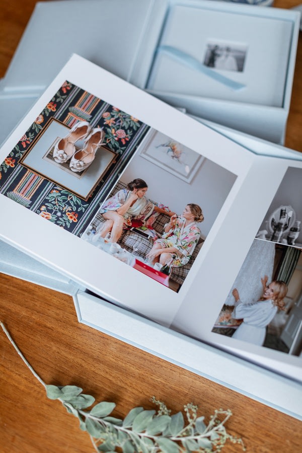wedding albums from loch lomond Scotland 