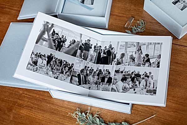 wedding albums from loch lomond Scotland 