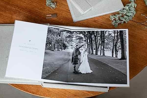 wedding albums from Ayr Scotland 