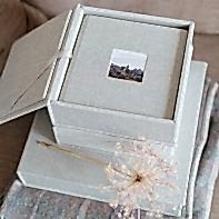 wedding albums scotland linen cover