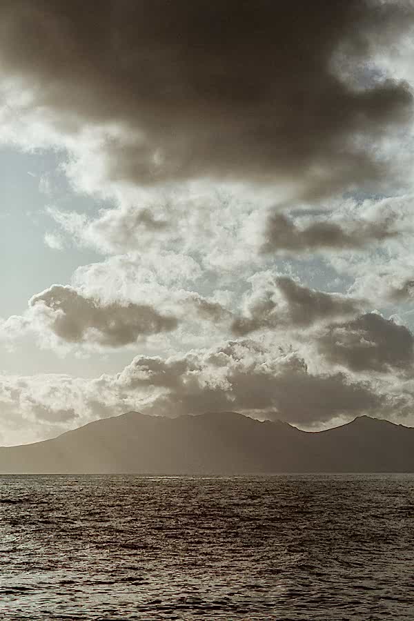 view on isle of arran 