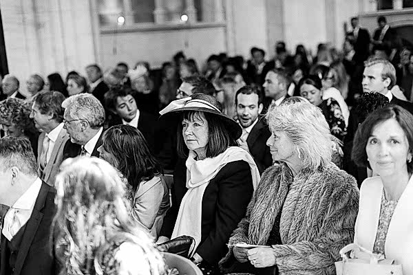 guests waiting at ceremony