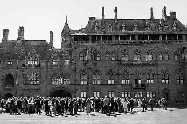 wedding at reception at mount stuart