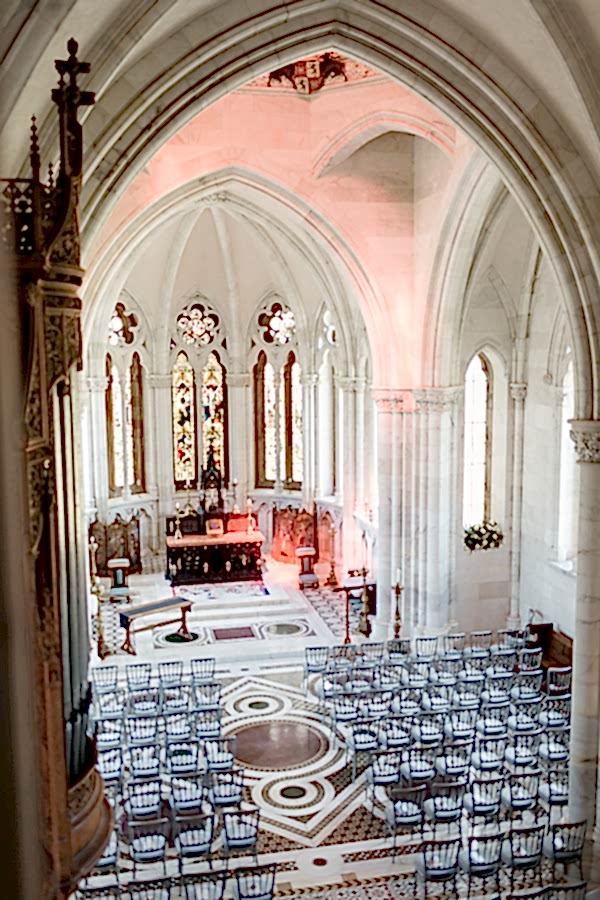 chapel ceremony set up mount stuart