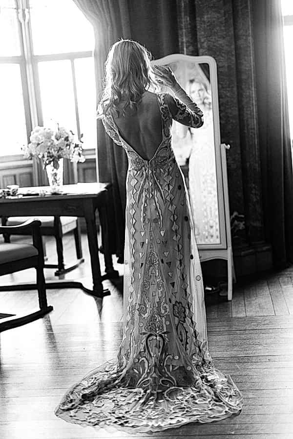 back of the dress scottish country house