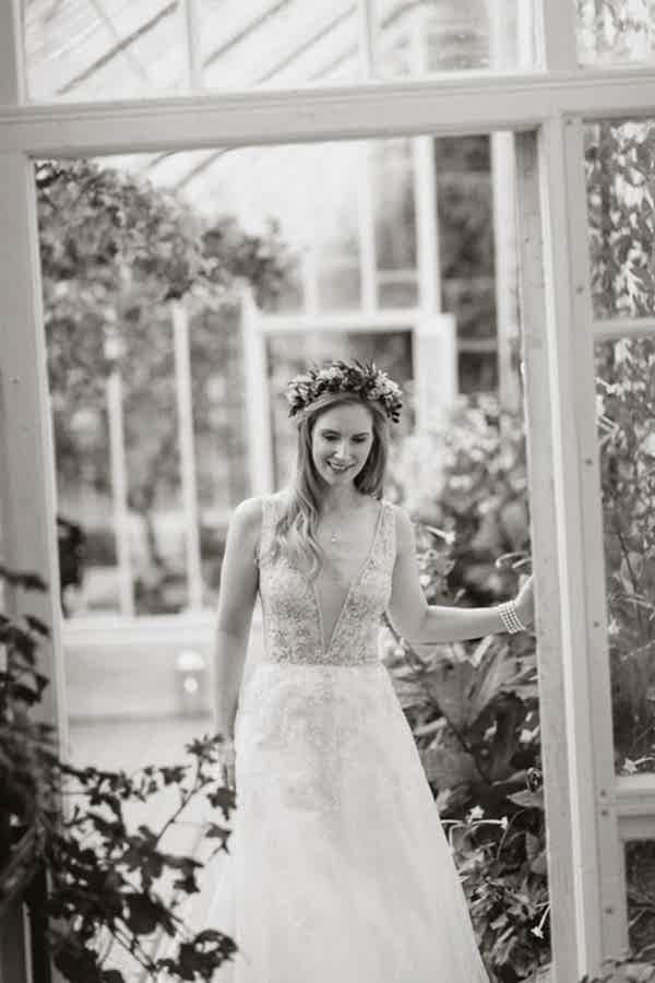 black and white wedding photography ayshire Glenapp Estate