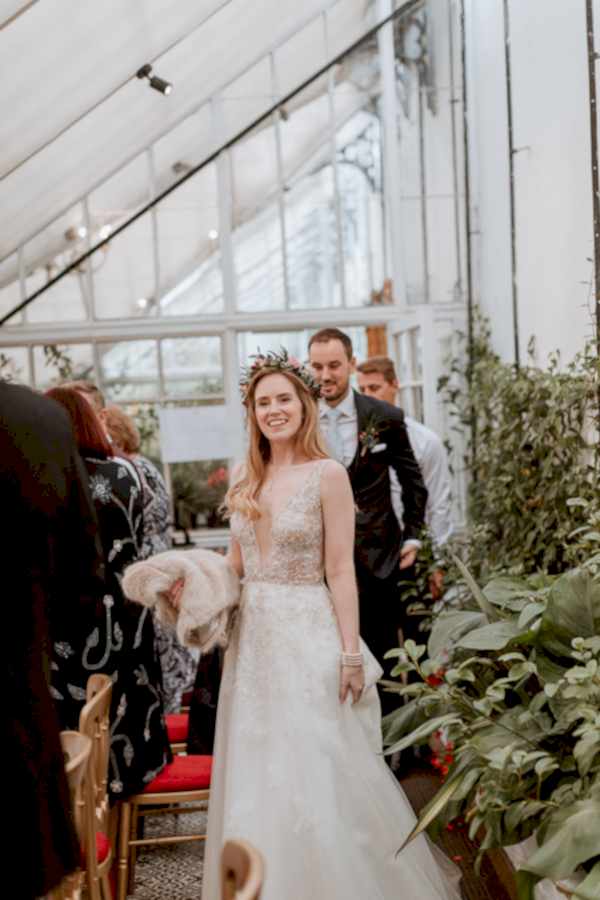 wedding breakfast at glenapp greenhouse scotland 