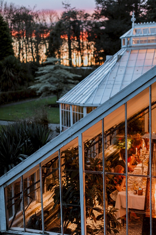 evening reception at the Glenapp wedding venue Scotland 