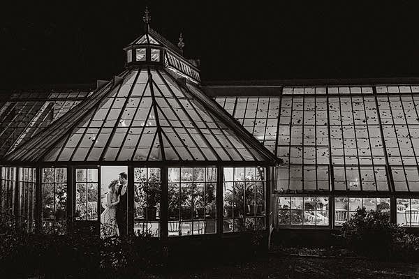 evening shots of the bride and groom ayshire scotland