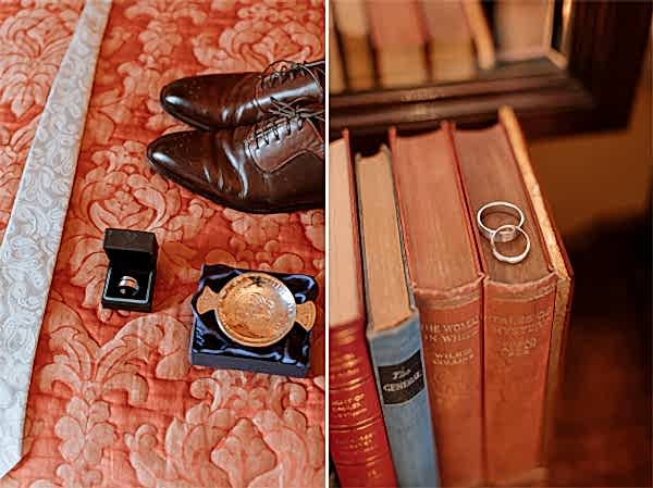 Glenapp Castle Venue grooms preparations 
