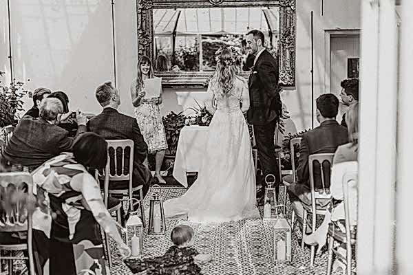 bridesmaid speech at Glenapp Castle Wedding 