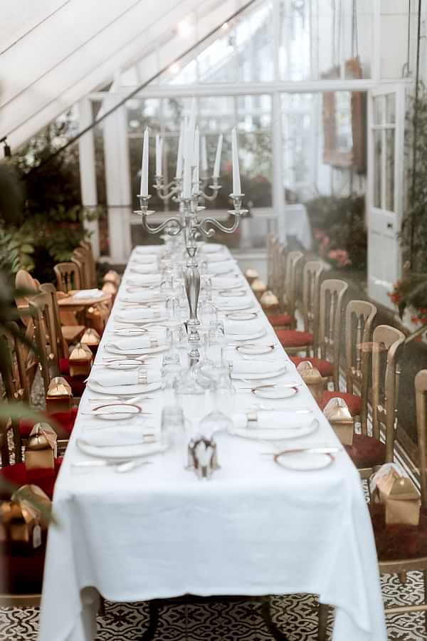 Wedding Breakfast at Glenapp Castle Wedding Photography 