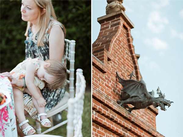 little girl and dragon
