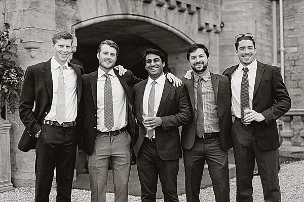 guests before wedding scottish venue