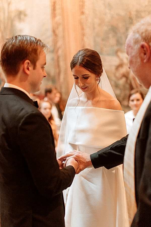 blessing during religious ceremony at dumfries house