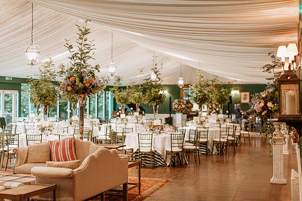 Dumfries House Wedding Photos table set-up