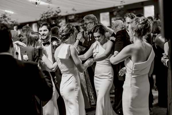 bridemsates dancing at Dumfries House 