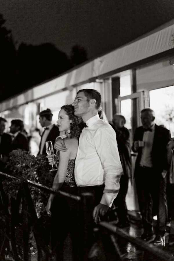 guests looking at fireworks at Dumfries House 