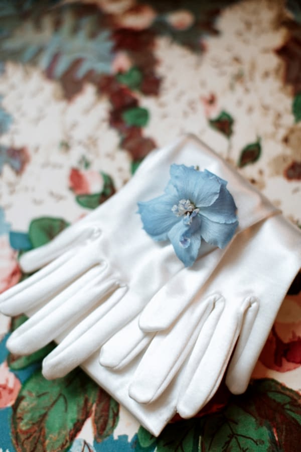 wedding gloves with flower elegant wedding 