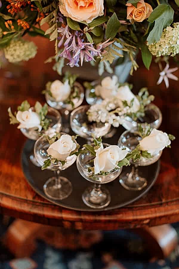 button holes at soarn castle wedding