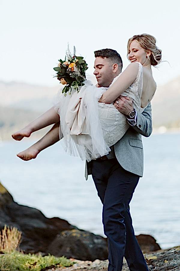 Wedding Photographers Glasgow The Lodge on Loch Goil 63